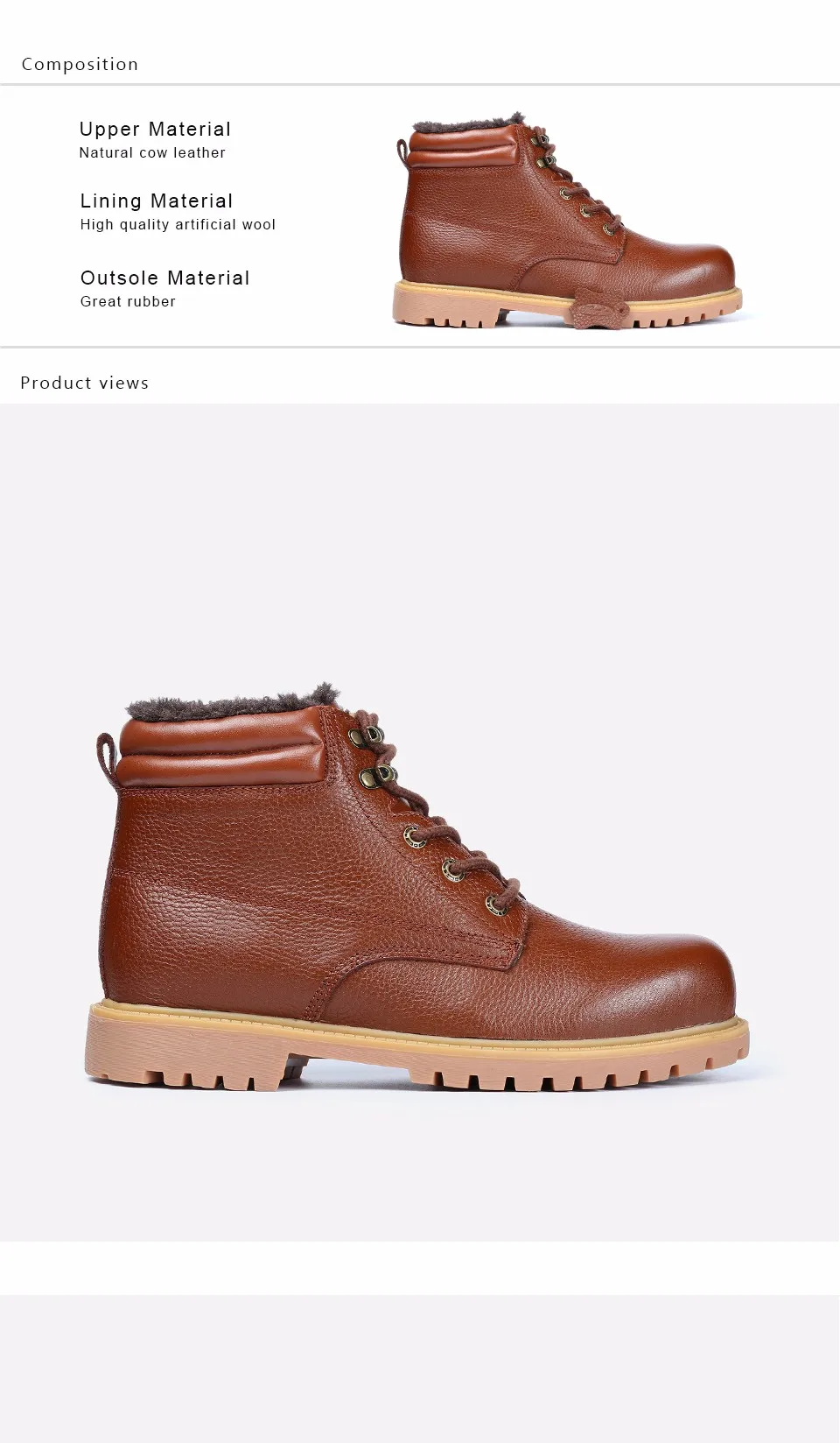 Полное зерно кожа мужские зимние сапоги размер 36~ 48 ручной работы, брендовая зимняя мужская обувь# CX5086