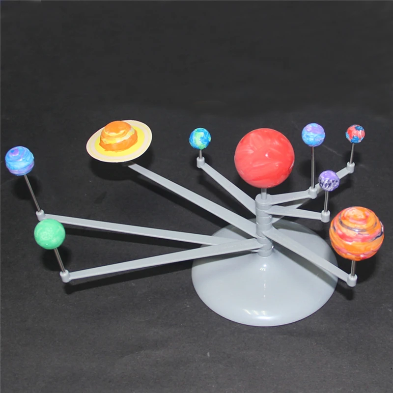 

Solar System Model Nine Planets Kit Astronomy Painting Model Science Planetarium Educational Toys For Child
