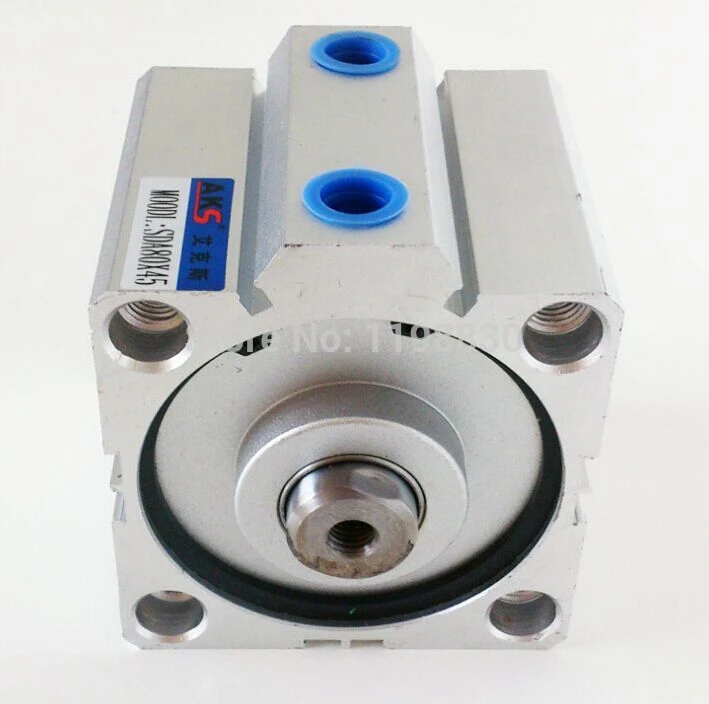 Baomain Compact Thin Air Cylinder SDA 25X35 25mm Bore 35mm Stroke M5 Port Baomain Compact Thin Air Cylinder SDA 25X35 25mm Bore 35mm Stroke M5 Port