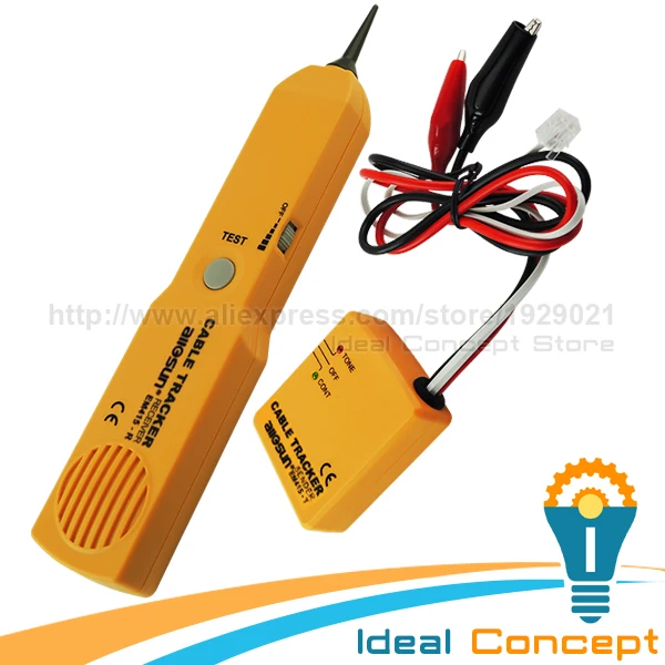 

Cable Tracker Wire Tracer Telephone Line Tester Continuity Network Phone Single Dual Tone Test