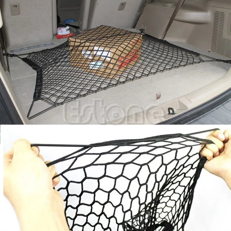 Nylon Car Interior Nets Car Trunk Rear Cargo Organizer Storage Elastic