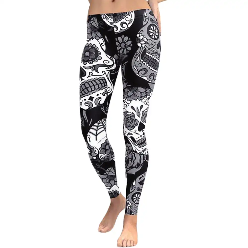 printed yoga tights