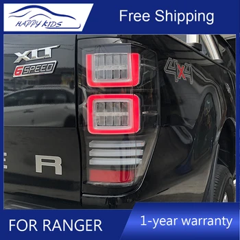 

2 PCS Tail Lights For Ford Ranger T7 Tail Light with running signal Fog lamp Rear Lamp DRL+Brake+Park+Signal lights