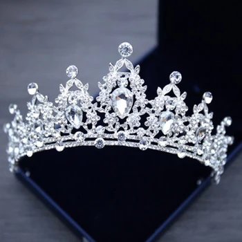 

Bridal Princess Women Rhinestone Hair Accessories Tiara Wedding Crown Headband Dropshipping