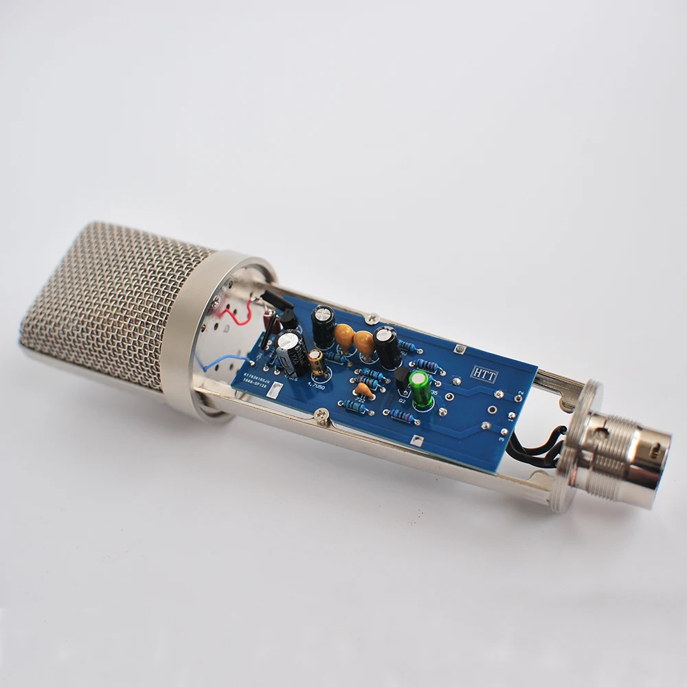 HTT-U87 DIY серебряный профессиональный 34 мм капсулы Музыка Аудио студия звукозаписи конденсаторный микрофон