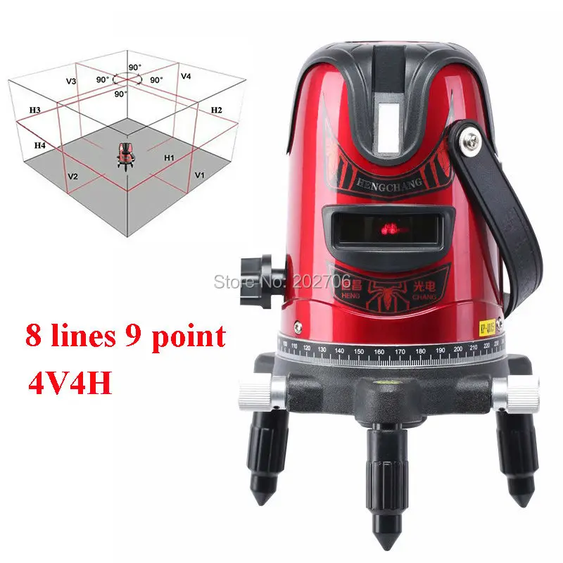 8 lines laser