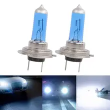 H7 12V 55W синий корпус обеспечивает высокое качество автомобильные передние фары ультра белая кварцевая галогеновая лампа