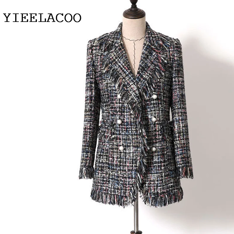 jacket coat women Tweed one-piece Spring / Autumn women's jacket short New Small Fragrance Burr ladies jacket