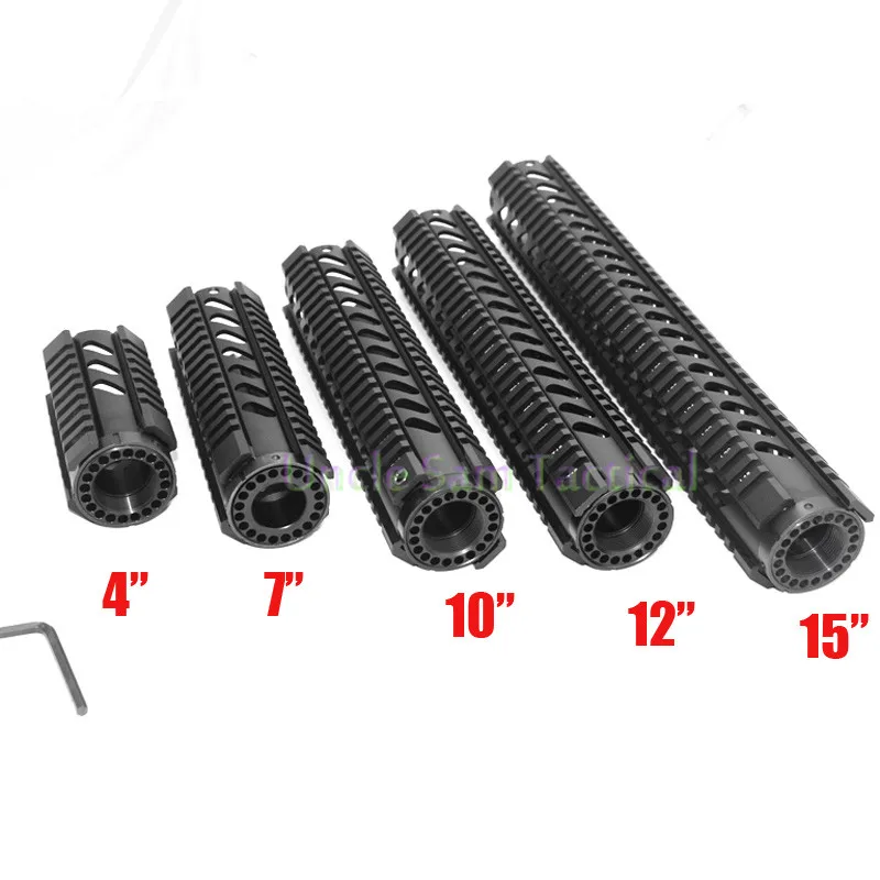 Тактический AR. 223/5. 56 4,7, 10,12, 15 дюймов поплавок Quad Rail сверхмощный Handguard Система Охота AR-15 M16 M4 Handguard