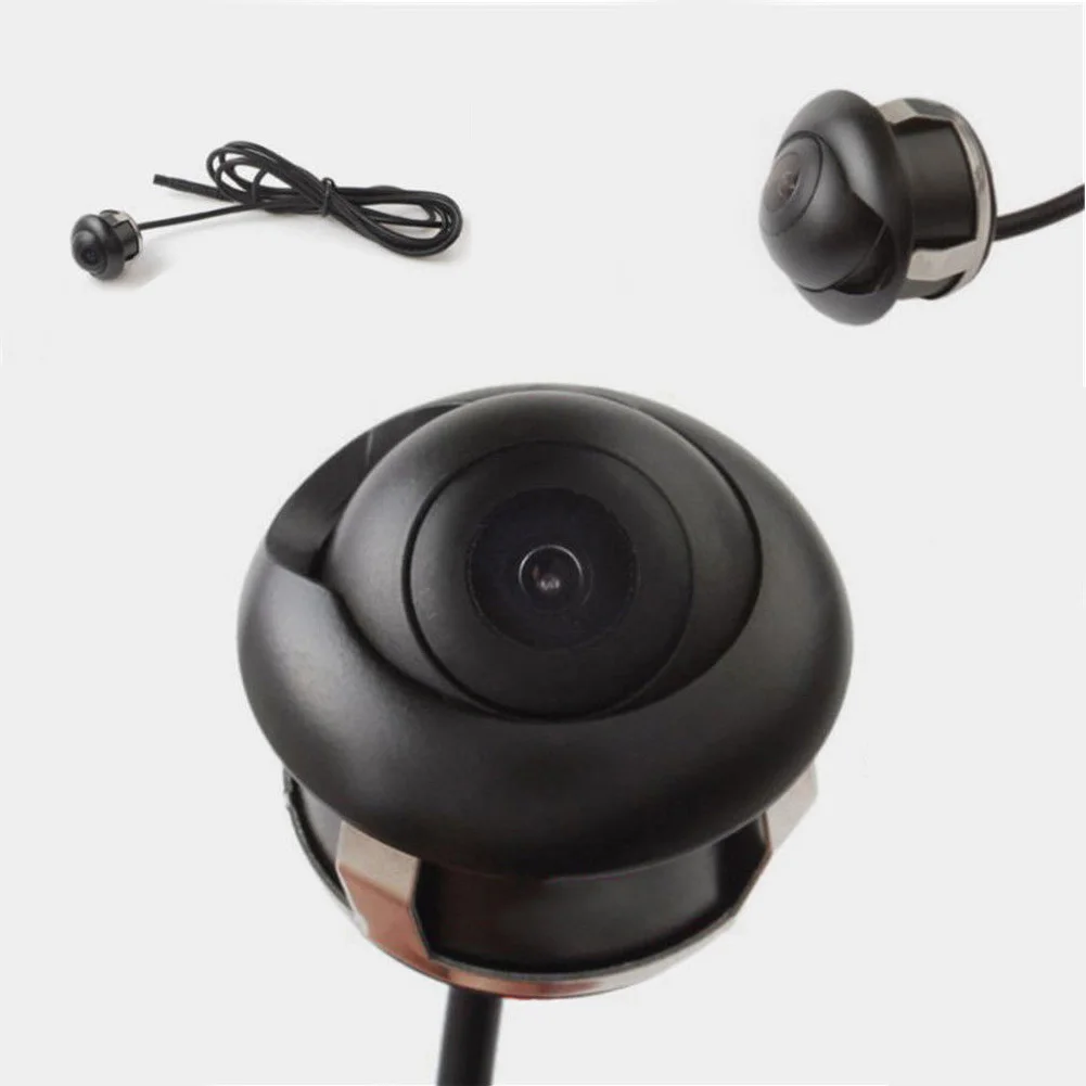 

Black Backup Night Vision Panoramic Rearview 360 Degree Rotatable HD Waterproof Plastic Monitoring System Reverse Car Camera