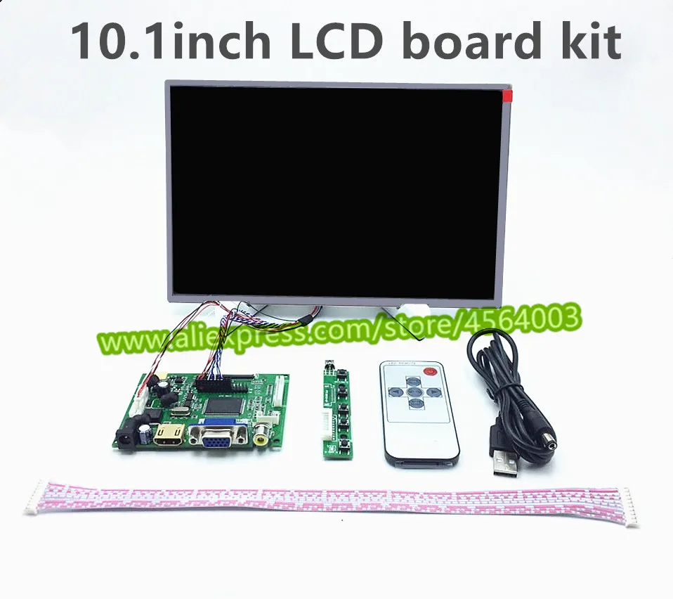 10,1 дюймов HD 1280*800 HDMI VGA 2AV LVDS контроллер экрана дисплея B101EW05 ЖК-монитор драйвер платы Raspberry pi панель модуль