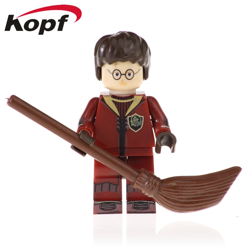 

Single Sale Figures Building Blocks Harry Fred Weasley George Weasley Luna Lovego Model Bricks Toys For Children PG1321