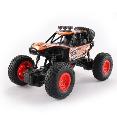 4WD RC автомобили бесщеточный Радиоуправление Багги Дистанционное управление автомобиль Рок Гусеничный высокоскоростной грузовик внедорожные Грузовики Игрушки для детей - Цвет: Оранжевый