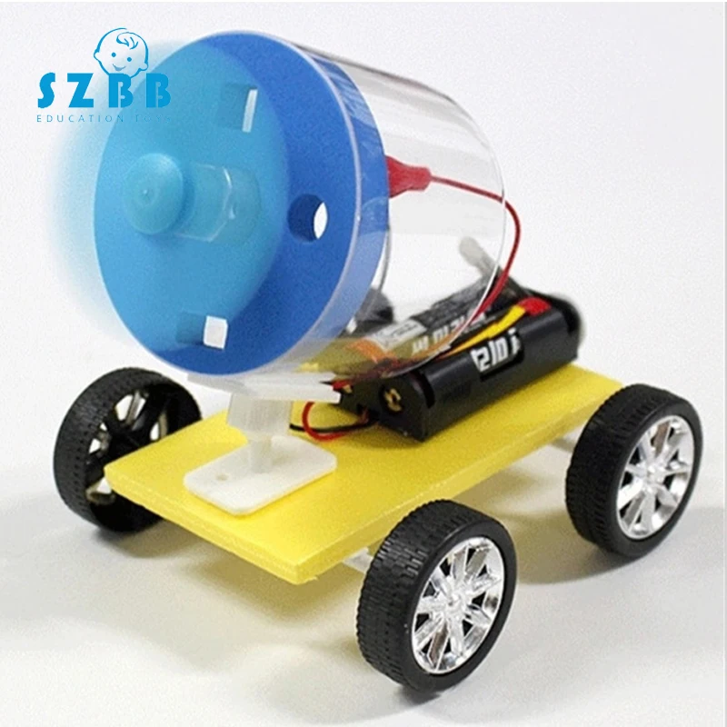 

SZ STEAM Diy Air Powered Car Developing Intellectual STEM Toy Science Experiment Kit kids Lab Set Birthday Gift SZ3252