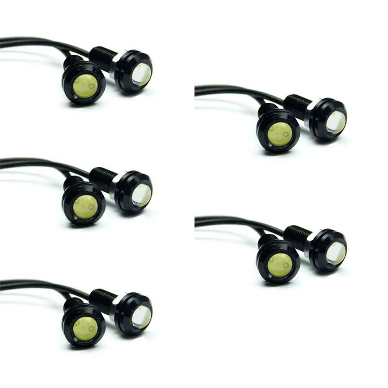 

Car Styling Led Lamp For Auto 10PC 9W LED DRL Eagle Eye Car Daytime Reverse Backup Parking Signal Lamp Car Accessories