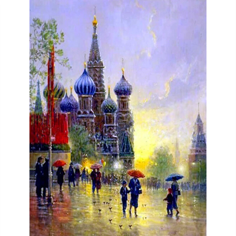 5D-DIY-diamond-mosaic-embroidery-crystal-Rainy-day-street-pattern-Full-round-Rhinestone-Needlework-Home-Decor