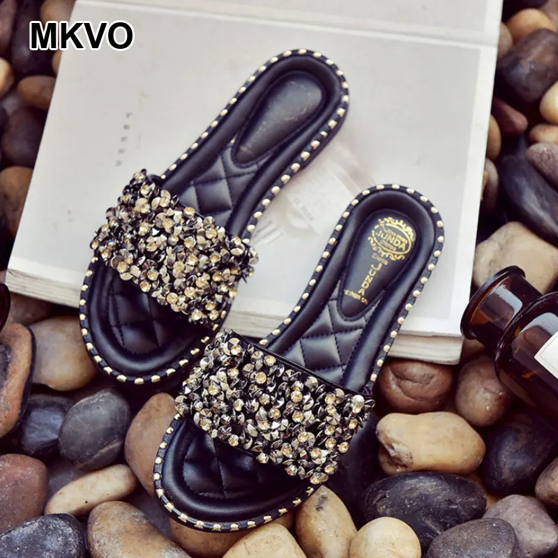 

luxury yeez home house Vacation Beach flat Rhinestone Rome Clear sexy Summer winter slides women's Slippers Ladies woman shoes