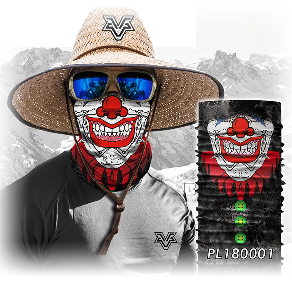 BJMOTO Winter 3D Skull Bandana Face Mask Scarf Bandanas Cycling Bandana