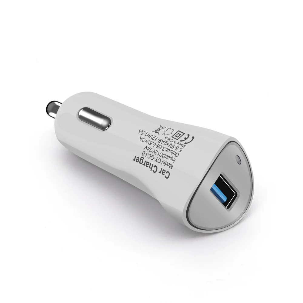 FDGAO USB Автомобильное зарядное устройство Quick Charge 3,0 для iPhone XS X samsung Xiaomi huawei Redmi QC 3,0 Быстрая зарядка мобильного телефона автомобильное зарядное устройство