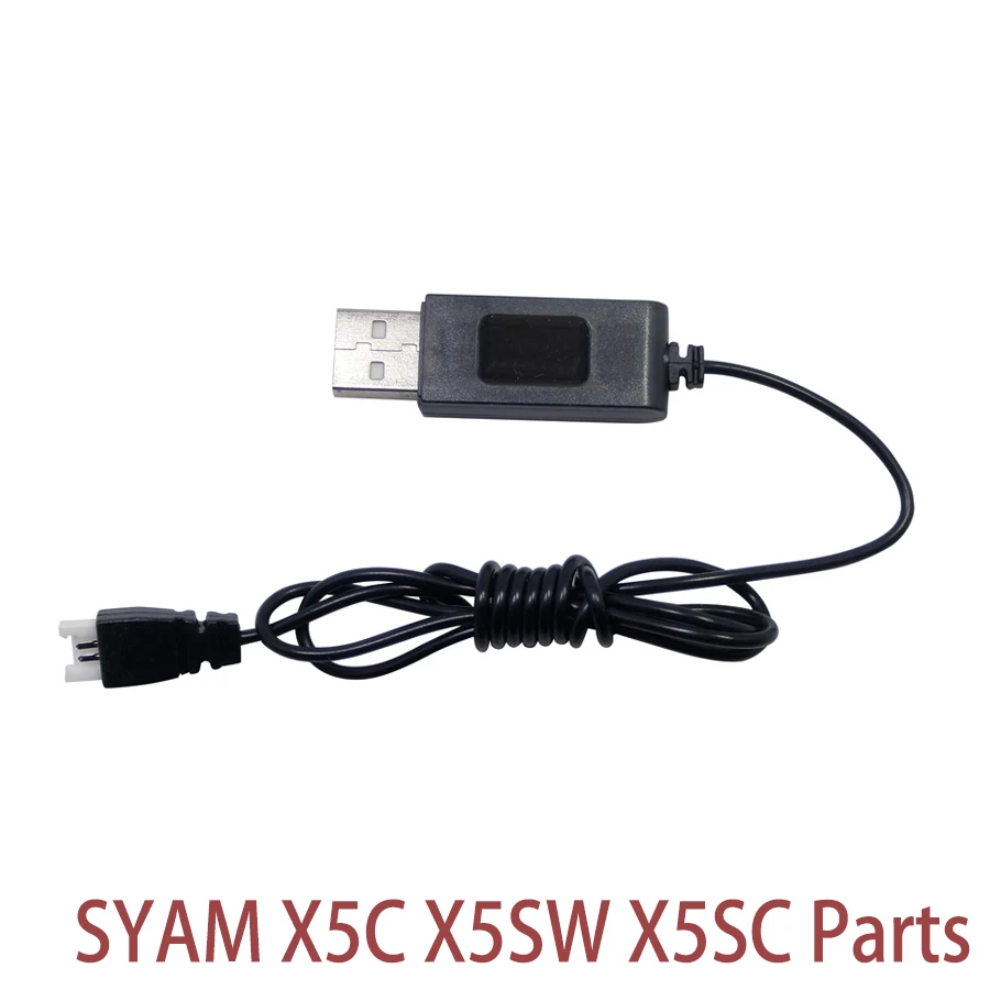 Syma USB зарядное устройство кабель провод штекер зарядная линия для X5 X5C X5SC X5SW Hubsan H107D вертолет Квадрокоптер запасные части