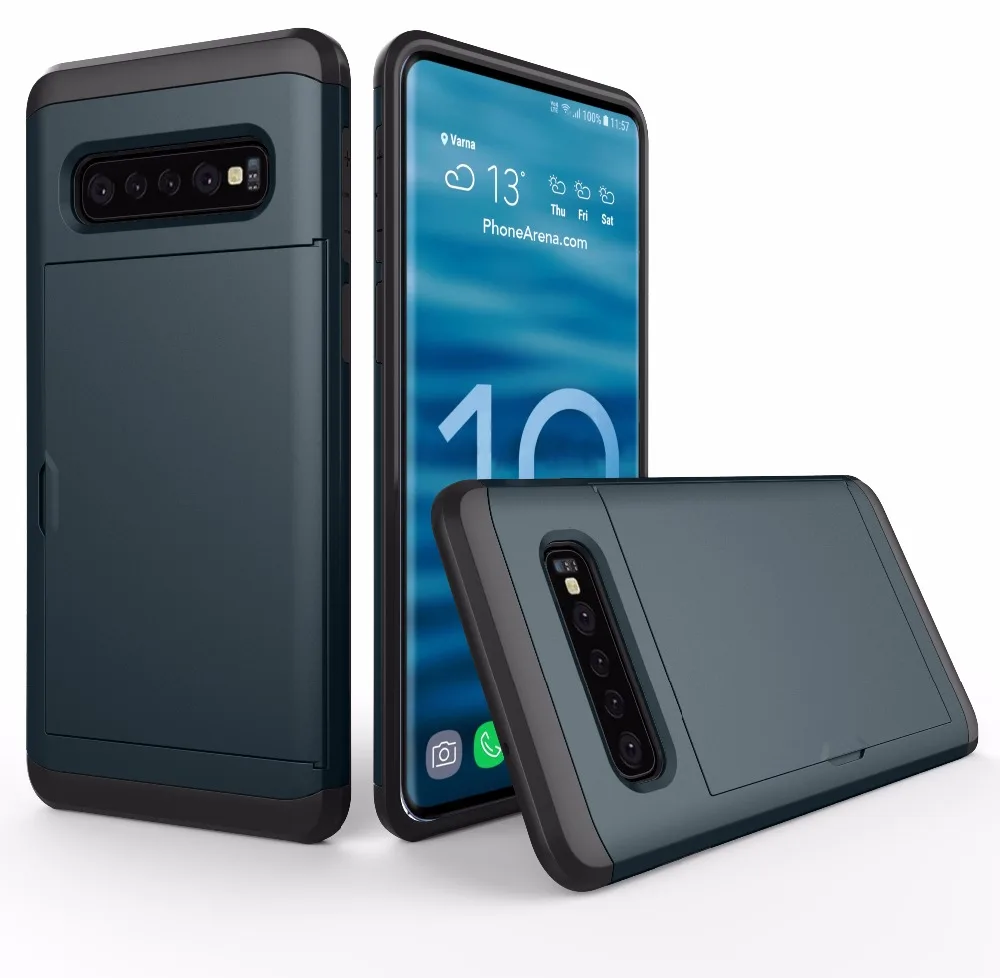 

50pcs/lot Free shipping SGP Card TPU+PC plastic cover case for samsung galaxy S7 S7 edge S8 S9 S8 S9 plus S10 lite plus shell