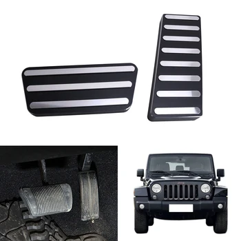 

Aluminum Alloy Accelerator Gas Brake Pedal Kit For Jeep Wrangler JK Rubicon Sahara Sport 2007-2016 Left Hand Drive #CE035