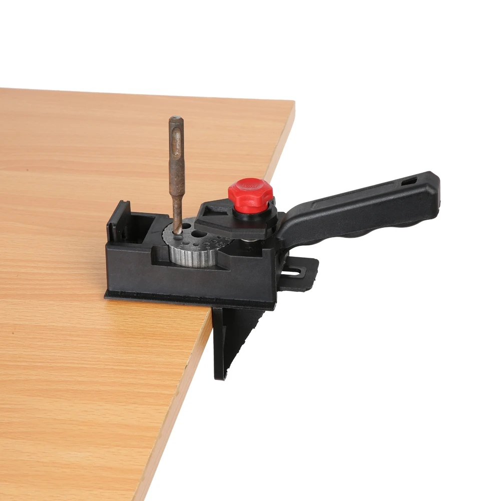 

3-12mm Wood Dowel Straight Hole Drilling Guide Plastic Metal Woodworking Positioner Locator Tool For Carpentry