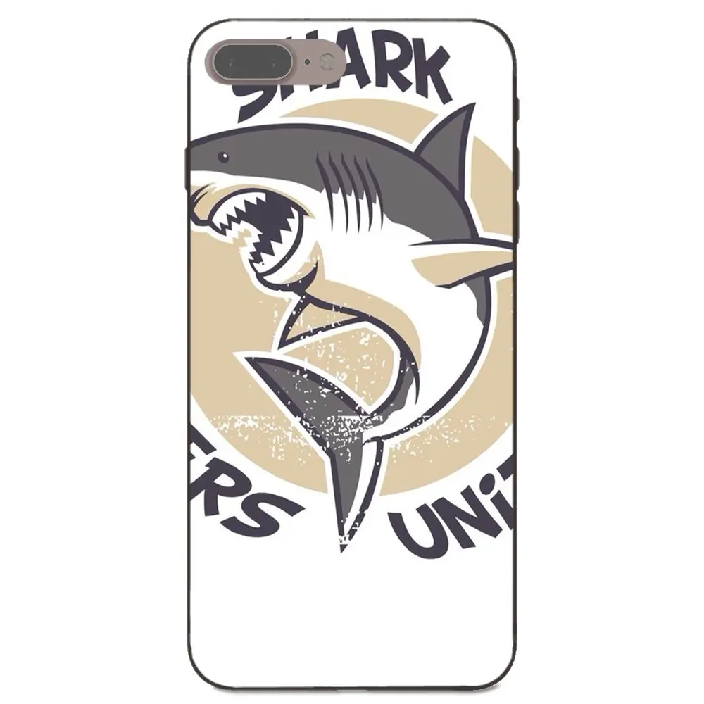 Чехол с рисунком рыбы акулы для Samsung Galaxy A3 A5 A6 A6s A7 A8 A9 Star Plus 2016 2017 2018 Мягкий