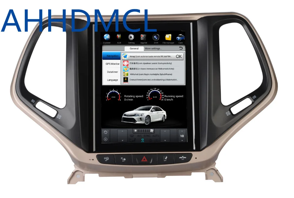 Flash Deal Car Multimedia Player PC PAD Tesla Style Multimedia Player Android 7.1 GPS For Cherokee 2014 2015 2016 2017 3