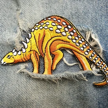 

1 PIC 10*6CM computer embroidered dinosaur T-shirt sweater embroidered PATCH cloth sticker