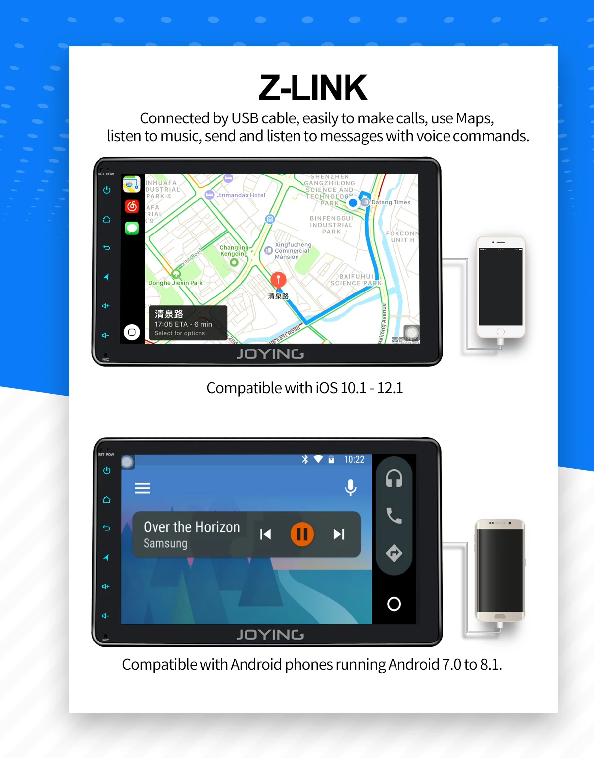 Flash Deal Latest 1 din 8" touch screen 8 Core 4GB RAM 32GB ROM Android 8.1 car autoradio stereo GPS Navi WIFI Bluetooth DVR reverse camera 3