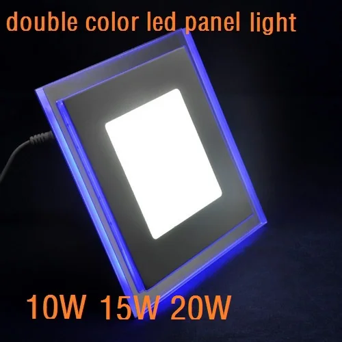 

AC85-265V 3D Acrylic LED Panel Light 10W 15W 20W LED Surface Ceiling Recessed Grid Downlight Square LED Panel Light free shinp