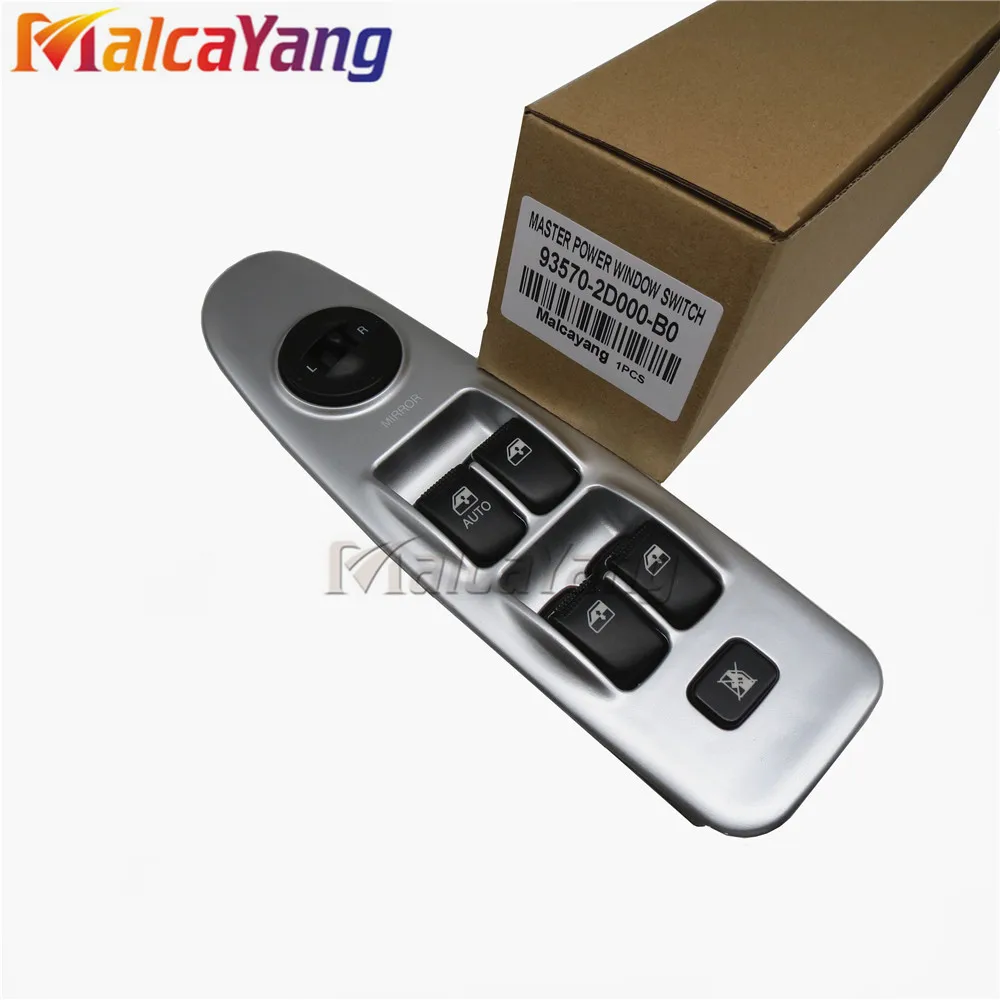 

Front Left Electric Master Power Window Switch Control For Hyundai Elantra 2001 2002 2003 2004 2005 2006 93570-2D000 93570-2D100
