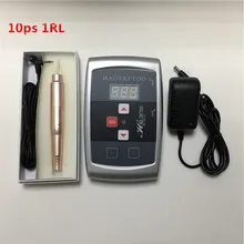 Перманентного источника питания машинка для перманентного макияжа Набор Швейцарский Мотор татуировки машина с 10 ps 1Rl