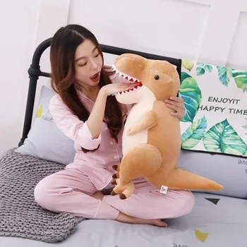 

2019 Hot Jurassic World 3 Dinosaur T-Rex Tyrannosaurus Stuffed Plush Toy 50cm 60cm Children Birthday Christmas Present 1pcs/pack