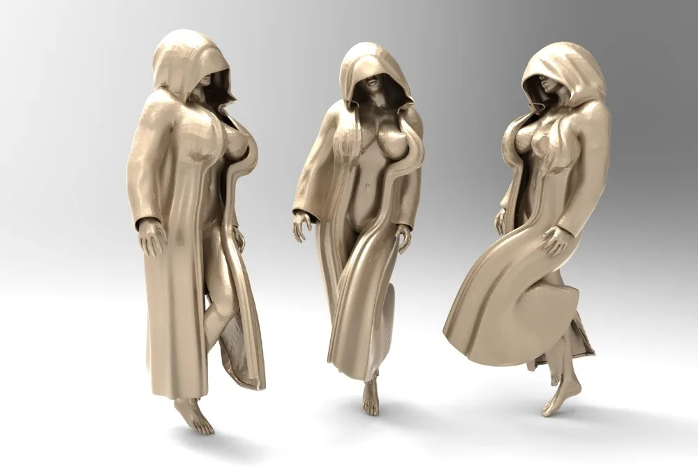 Sexy Woman 3d Model Stl Format For Cnc Machine Relief Artcam In Wood