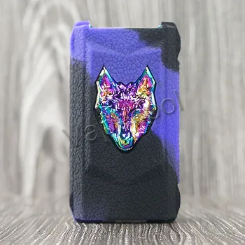 

2019 Sigelei Snowwolf Mfeng Kit Silicone Texture Cover Case Skin Sleeve wrap Gel for Vape Snowwolf MFENG 200W Box Mod