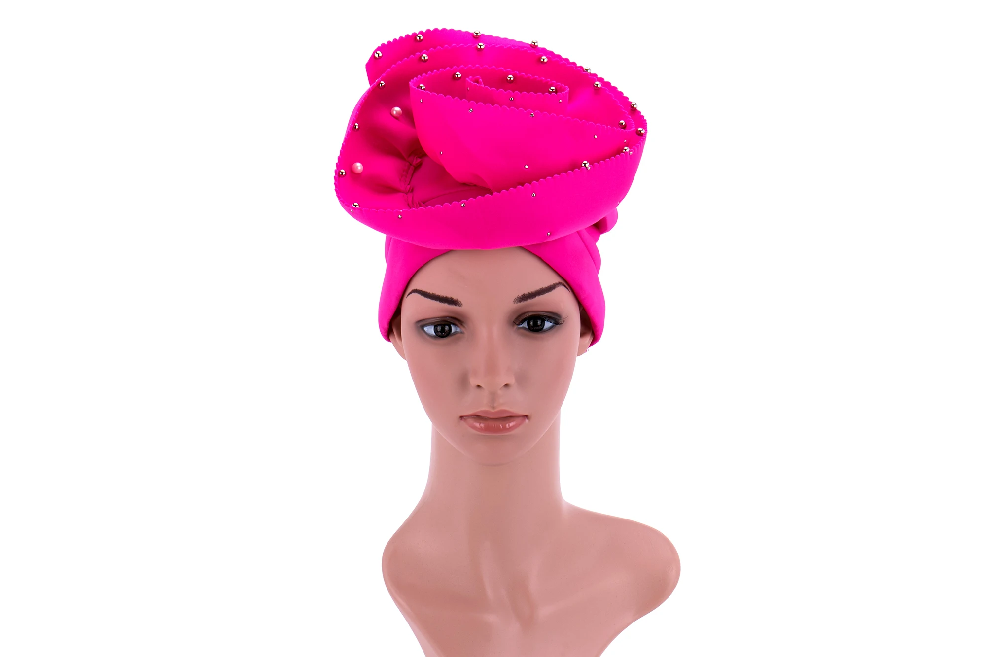 Women Nigerian Gele Headtie Aso Oke Gele Already Made Auto Hele Aso Ebi 