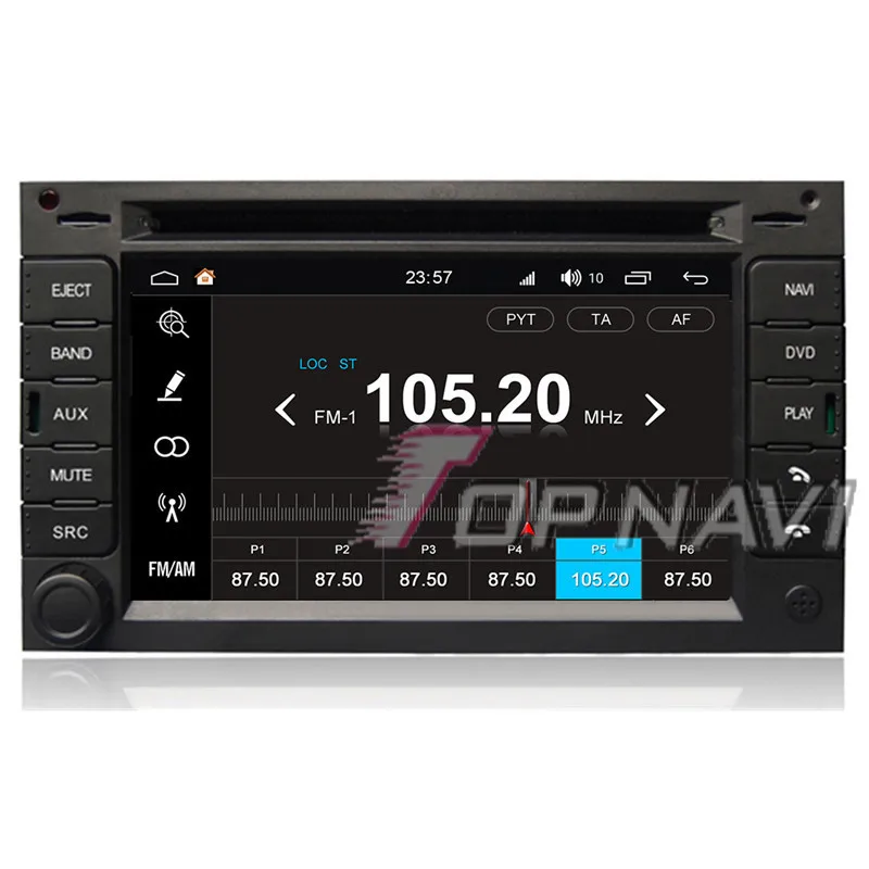 Автомобильный мультимедийный DVD плеер Topnavi восьмиядерный 6 2 дюймов S200 Android 8 0 для