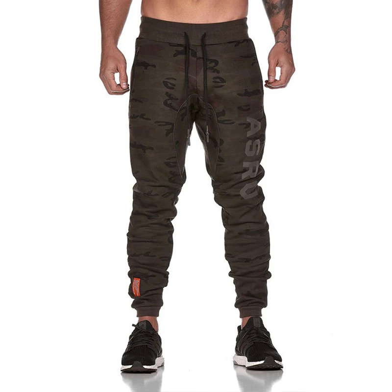 

2019 New Men Joggers Brand Male Trousers Casual Pants Sweatpants Jogger Camouflage Elastic Cotton GYMS Fitness Workout pant XXXL