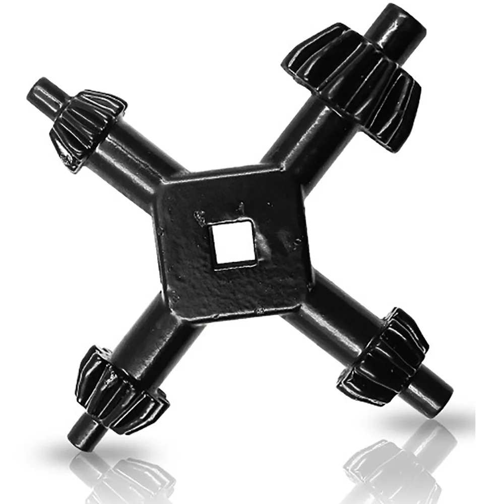 

Wrench Drill Keys Four Head 4 In 1 Universal Drill Chuck Keys Multi-functional Tool Outdoor Portable power tools