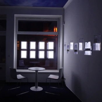 

LED Illuminated Real Estate Window Display System A3 Portrait Single Sided Acrylic Advertising Light Box