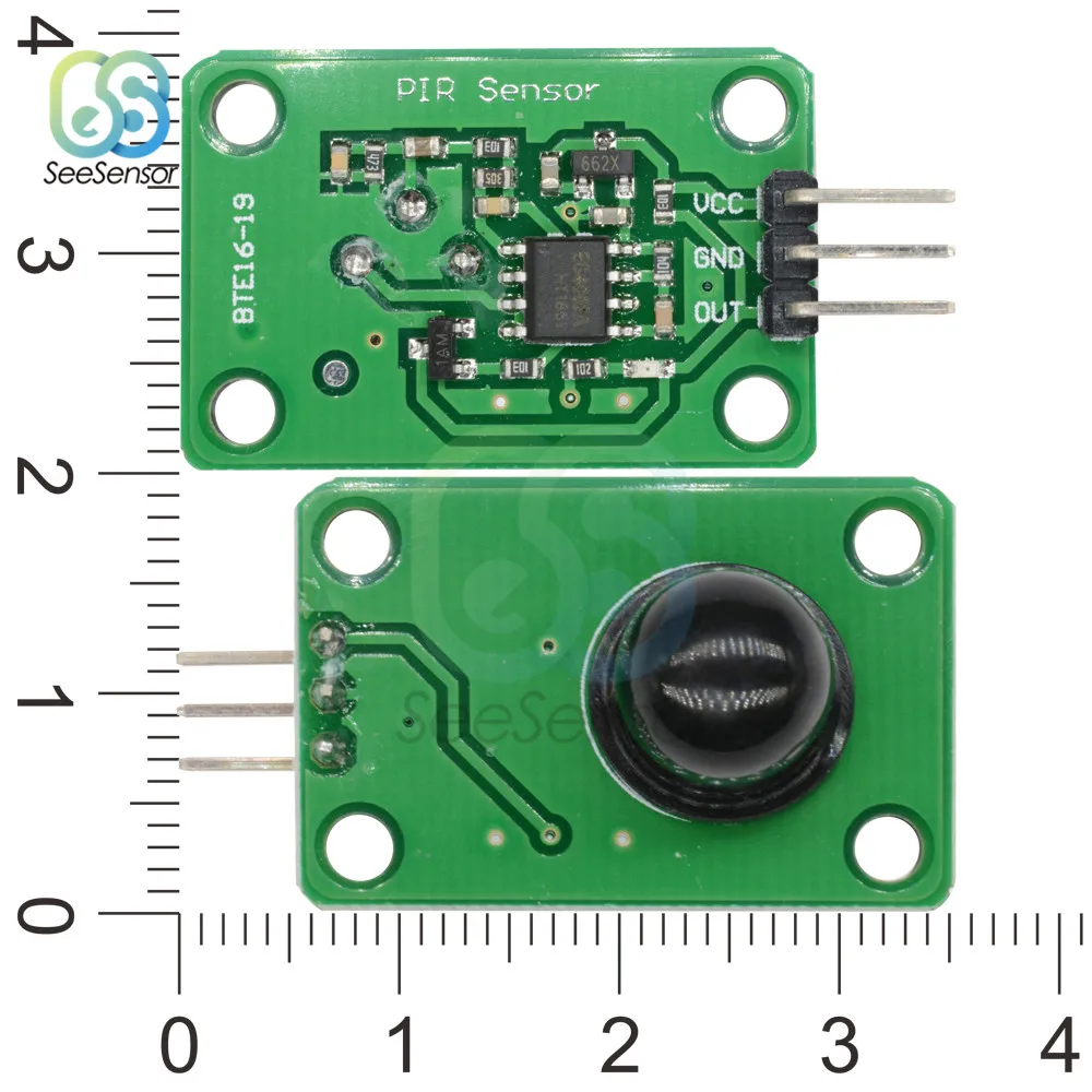 Mini IR Sensor Human Motion Melder Module PIR Bewegungsmelder Infrared·Dete U9K6 