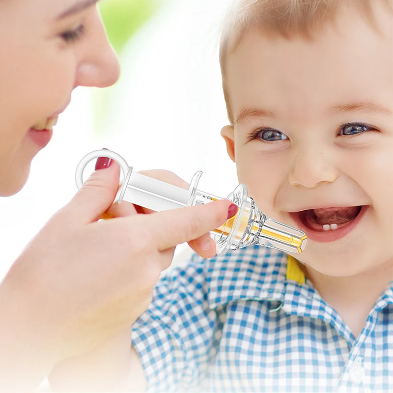 Babytry 20 مللي PP إبرة السائل الطب موزع Medicator بالقطارة سيليكون الحلمة مصاصة الطفل الرعاية تغذية الدواء جهاز
