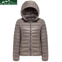 Бренд, 90% белый утиный пух, куртка для женщин, Осень-зима, теплое пальто для женщин, Сверхлегкий утиный пух, куртка, женская ветрозащитная парка