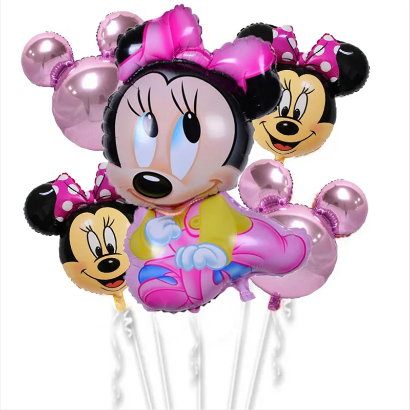 5 piezas mickey minnie mouse de aire globos de papel de aluminio Feliz cumpleaños globos bebé ducha muchacho 1st chica decoración de la fiesta de cumpleaños globos 5 piezas mickey minnie mouse de aire globos de papel de aluminio Feliz cumpleaños globos bebé ducha muchacho 1st chica decoración de la fiesta de cumpleaños globos