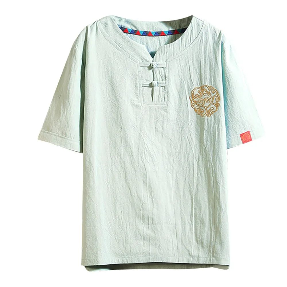 2019 men's vintage embroidery cycling jersey retro comfortable loose casual cycling jersey 2019 pro team short sleeve 40J15 (14)