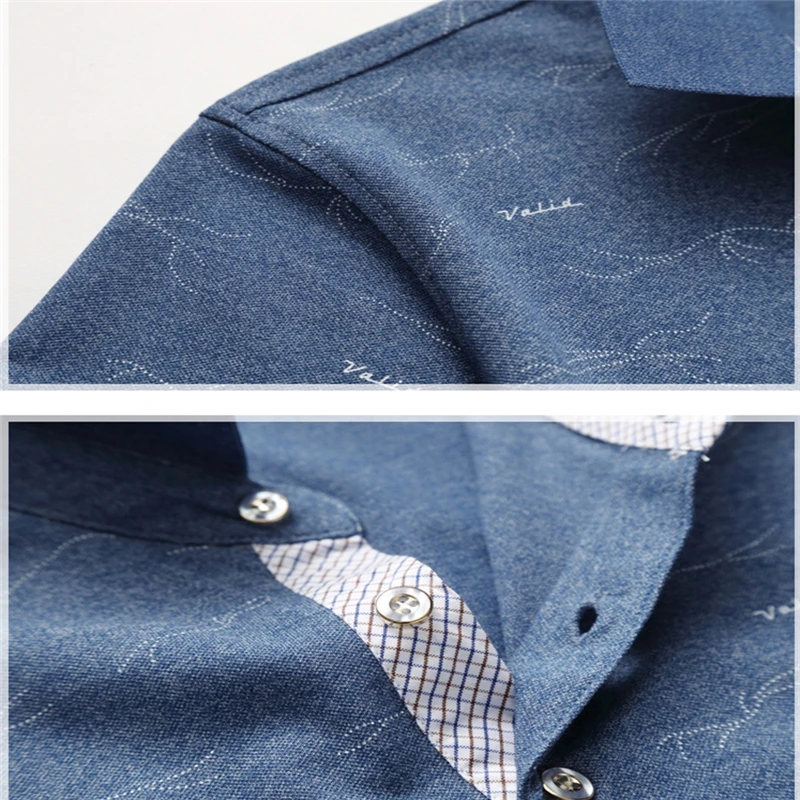  Short-sleeved men POLO Shirt 2019 Summer Loose mens POLO Shirts Cotton and Polyester Fiber and Span