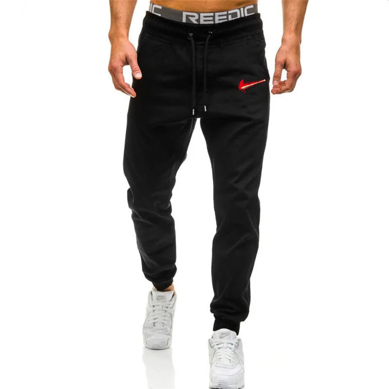 

New men's jogging pants brand men's pants casual pants sports pants men's gym muscle cotton fitness exercise hip-hop stretch pan