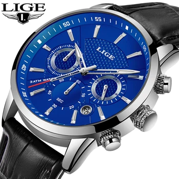 

2019 New Watches Men LIGE Brand Men Sport Watches Men's Quartz Clock Man Casual Military Waterproof WristWatch relogio masculino
